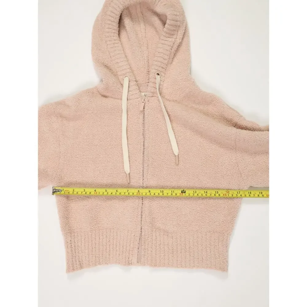 UGG Sherpa Fluff Hoodie & Wide Leg Lounge Set Pink Cozy Luxe Matching Set S